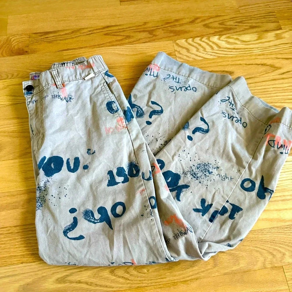Urban Outfitters Grafitti Cargo Chino size small street style 90s y2k - Picture 1 of 9